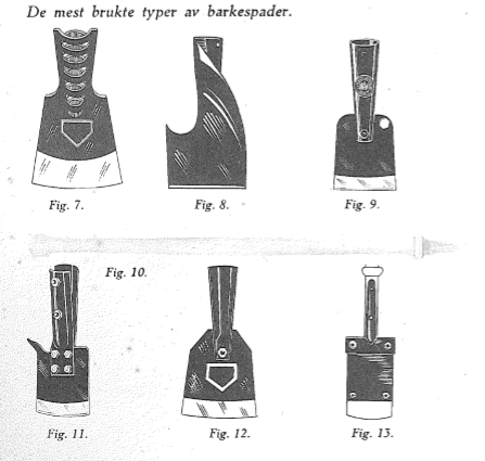 Barkespader i fra håndbok for huggere