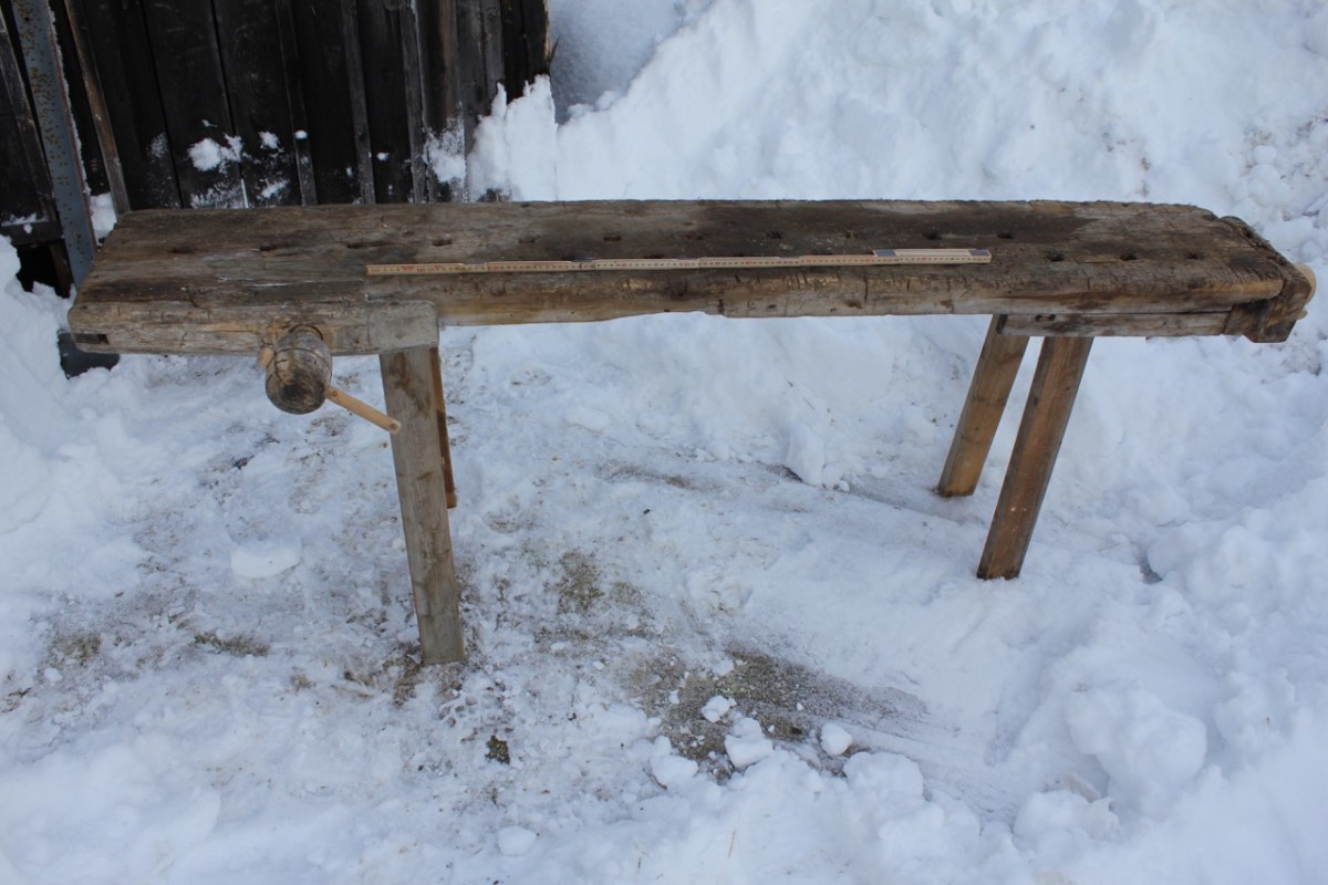 Høvelbenk i Verdal fra&nbsp;1798