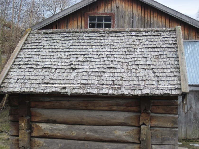 Denne takflata vart dokumentert før spona vart fjerna. 