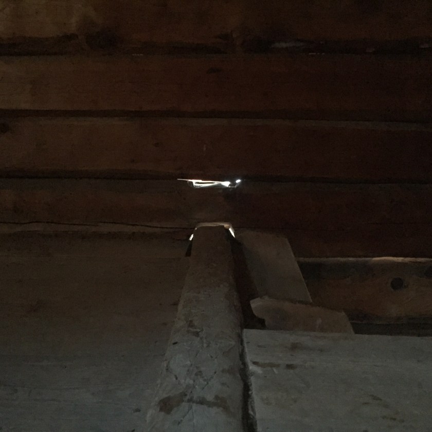 Figur 4. Innsiden av nordveggen i andreetasjen. Foto: Henrik Jenssen